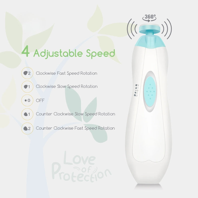MamaTouch™ | The Gentle Electric Baby Nail Trimmer