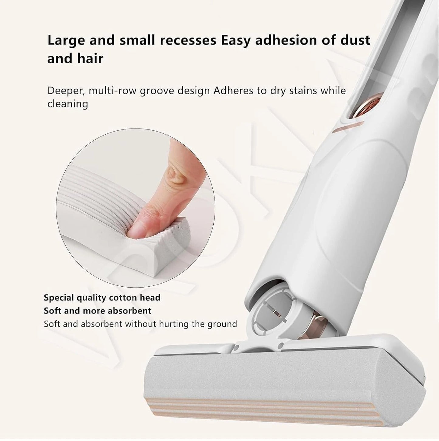 EasyMop™ – 2-in-1 Cleaning Mop | Mess-Free Cleaning | Compact & Fast-Drying | One-Press Squeeze Mop
