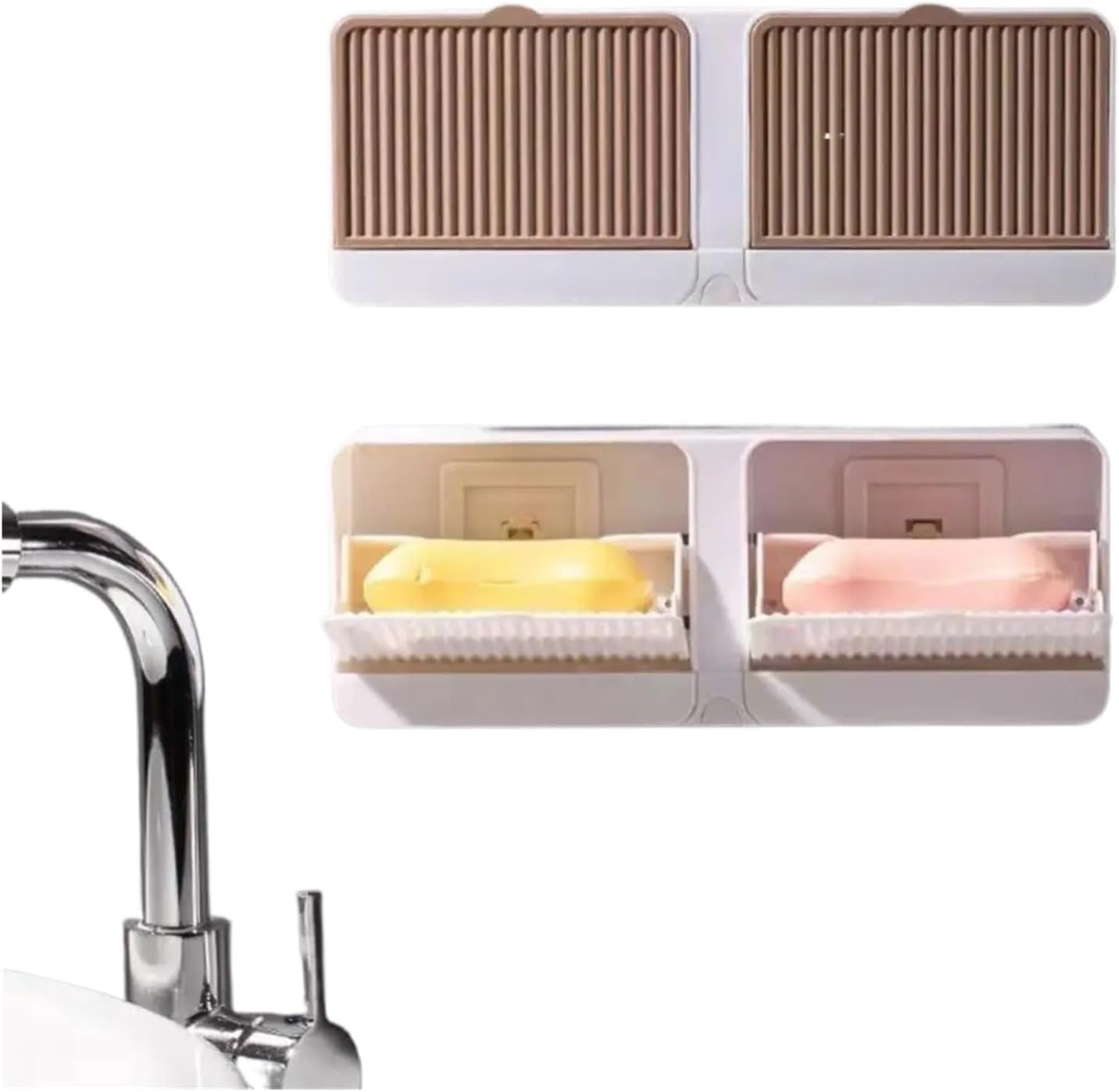 SoapSmart™ DualShield Holder | Keep Soap Clean, Dry, & Always Ready