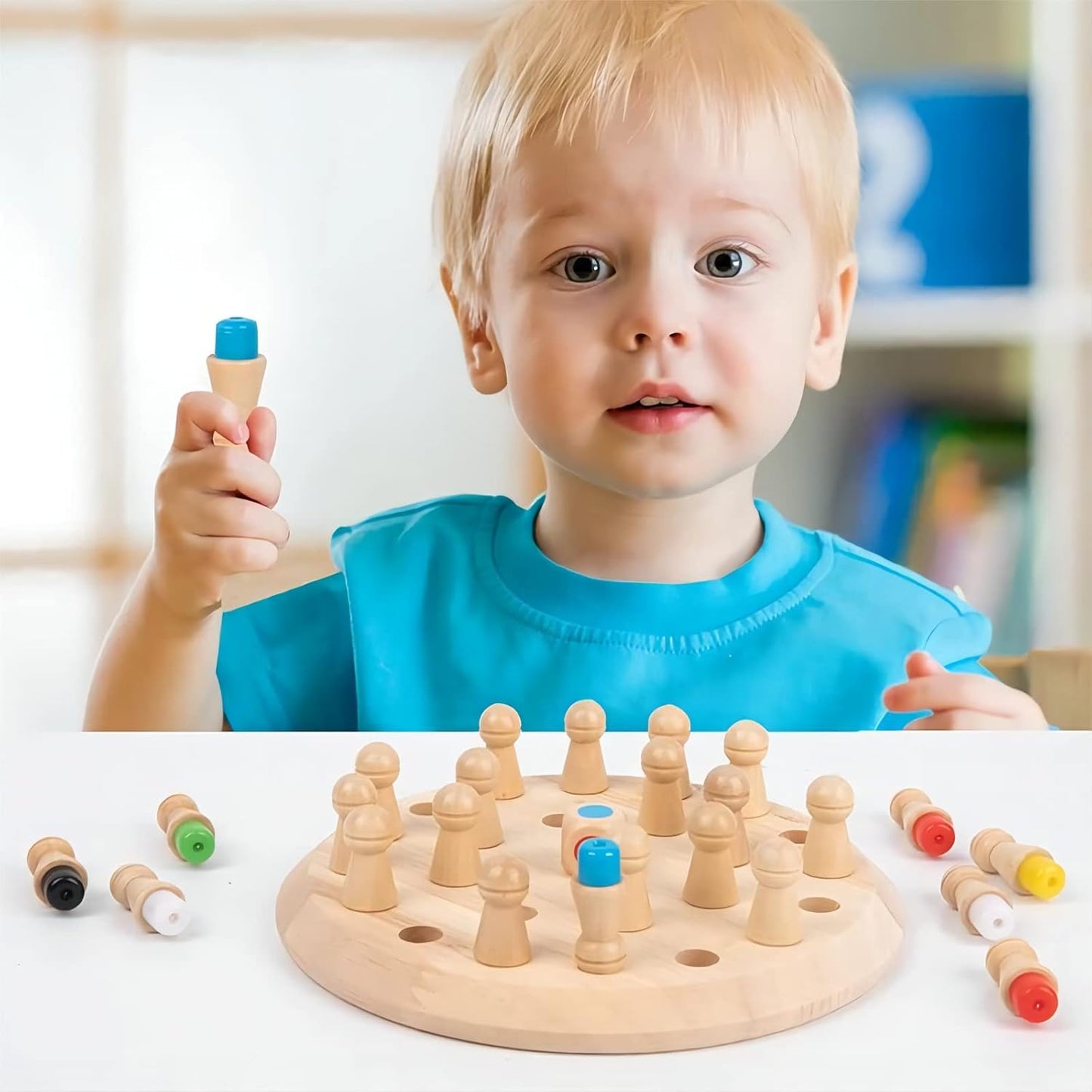 MemoryMaster™ Color Chess Makes Every Move Count!