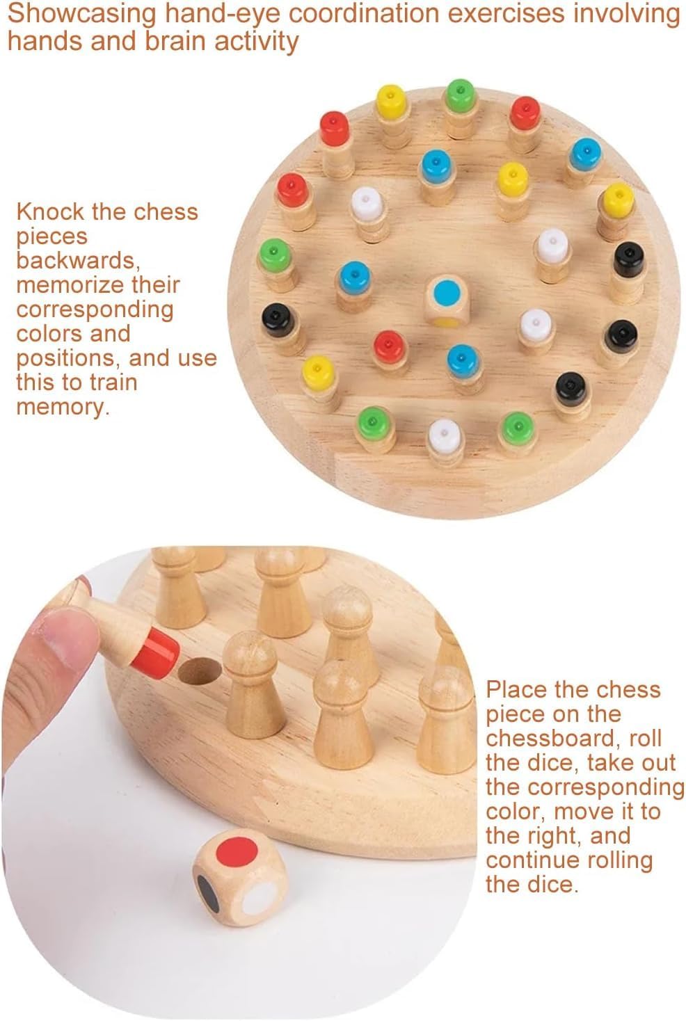 MemoryMaster™ Color Chess Makes Every Move Count!