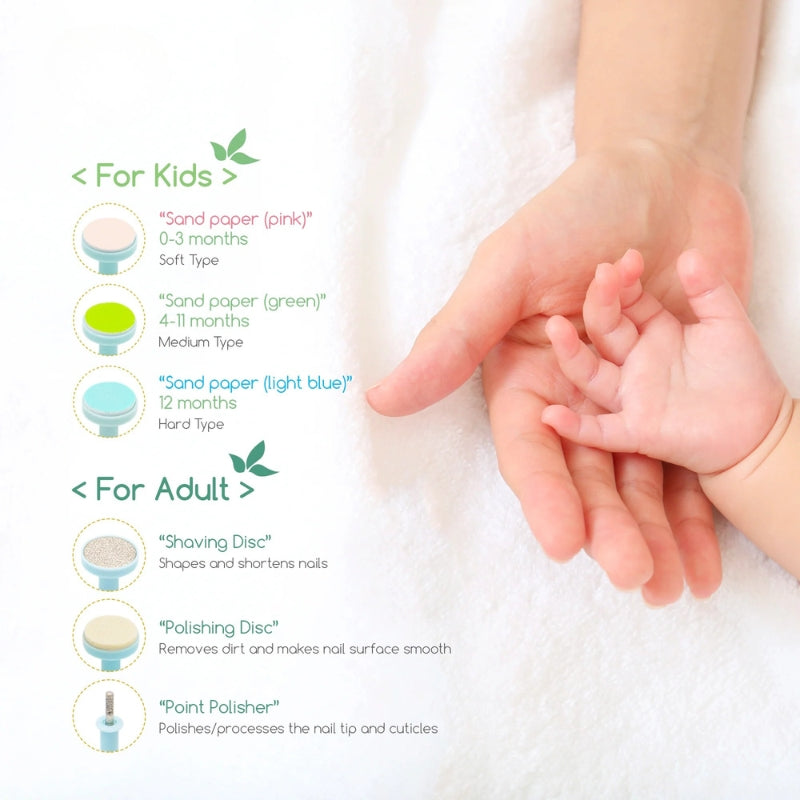 MamaTouch™ | The Gentle Electric Baby Nail Trimmer