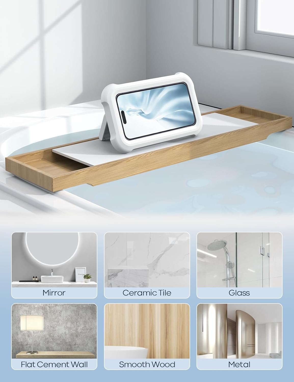ShowerPod™ | 480° Waterproof Phone Mount for Bathroom