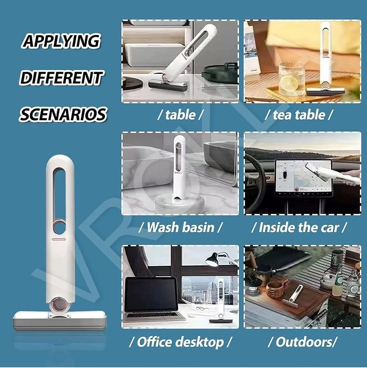 EasyMop™ – 2-in-1 Cleaning Mop | Mess-Free Cleaning | Compact & Fast-Drying | One-Press Squeeze Mop