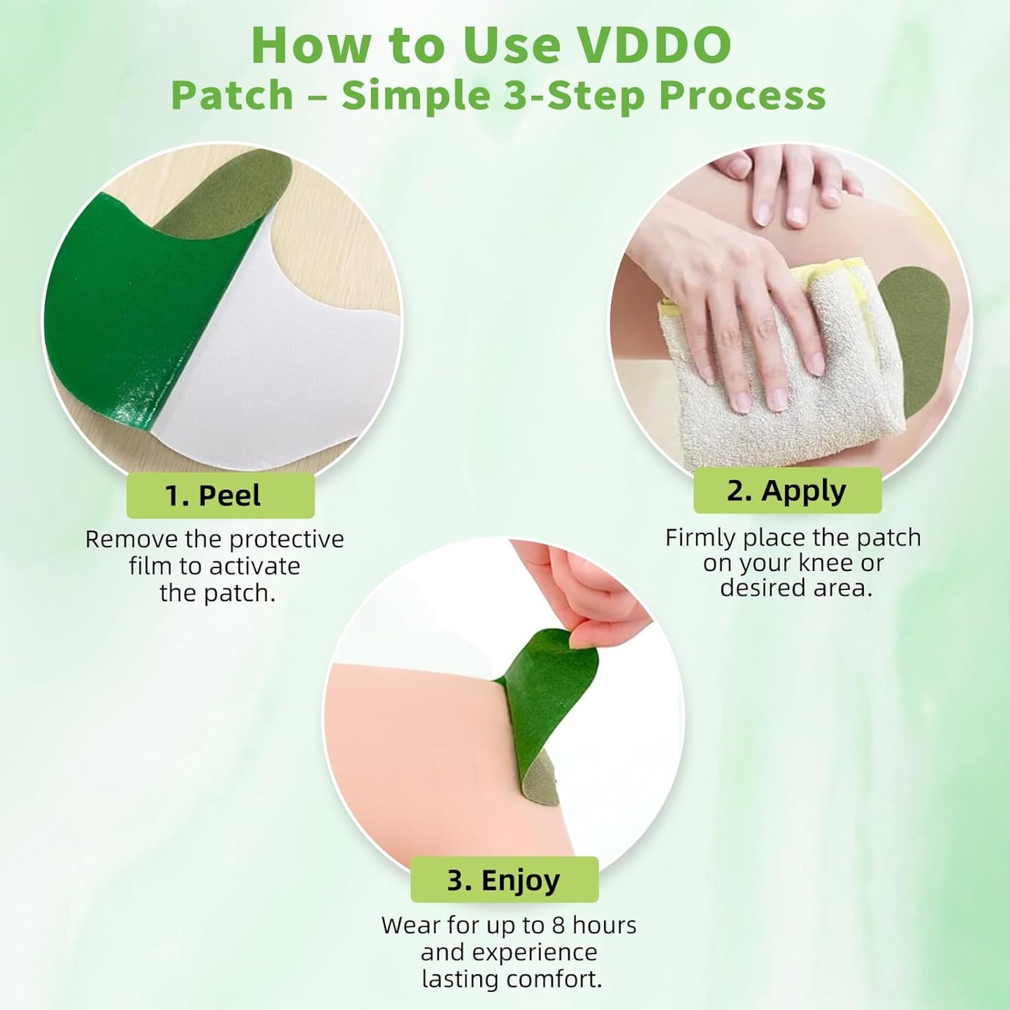 OrthoVeda™ Herbal Sciatica Pain Relief Patches – Fast, Natural Relief for Nerve Pain & Lower Back Discomfort