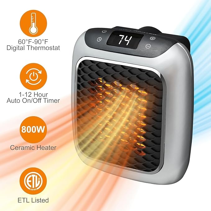 WarmNest™ | Mini Portable Wall Heater