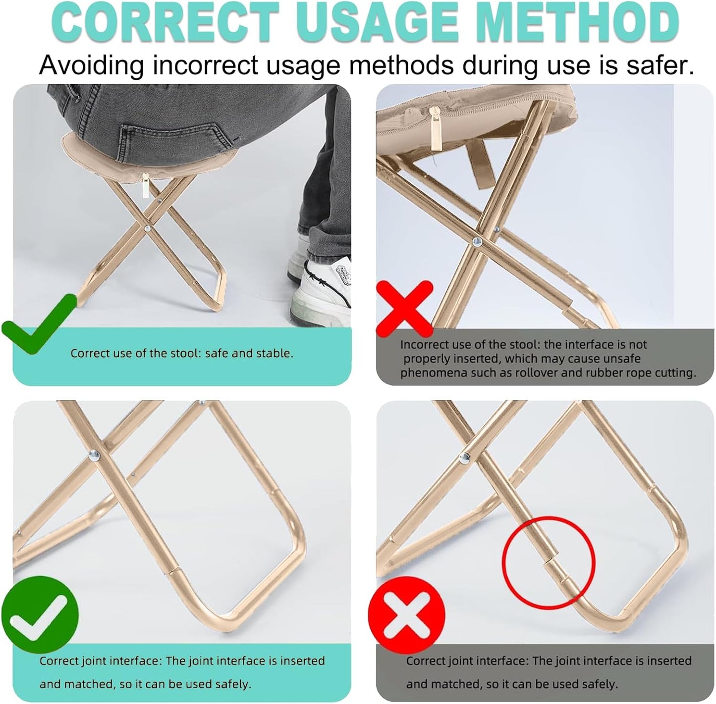 Camping Stool – Portable Folding Chair