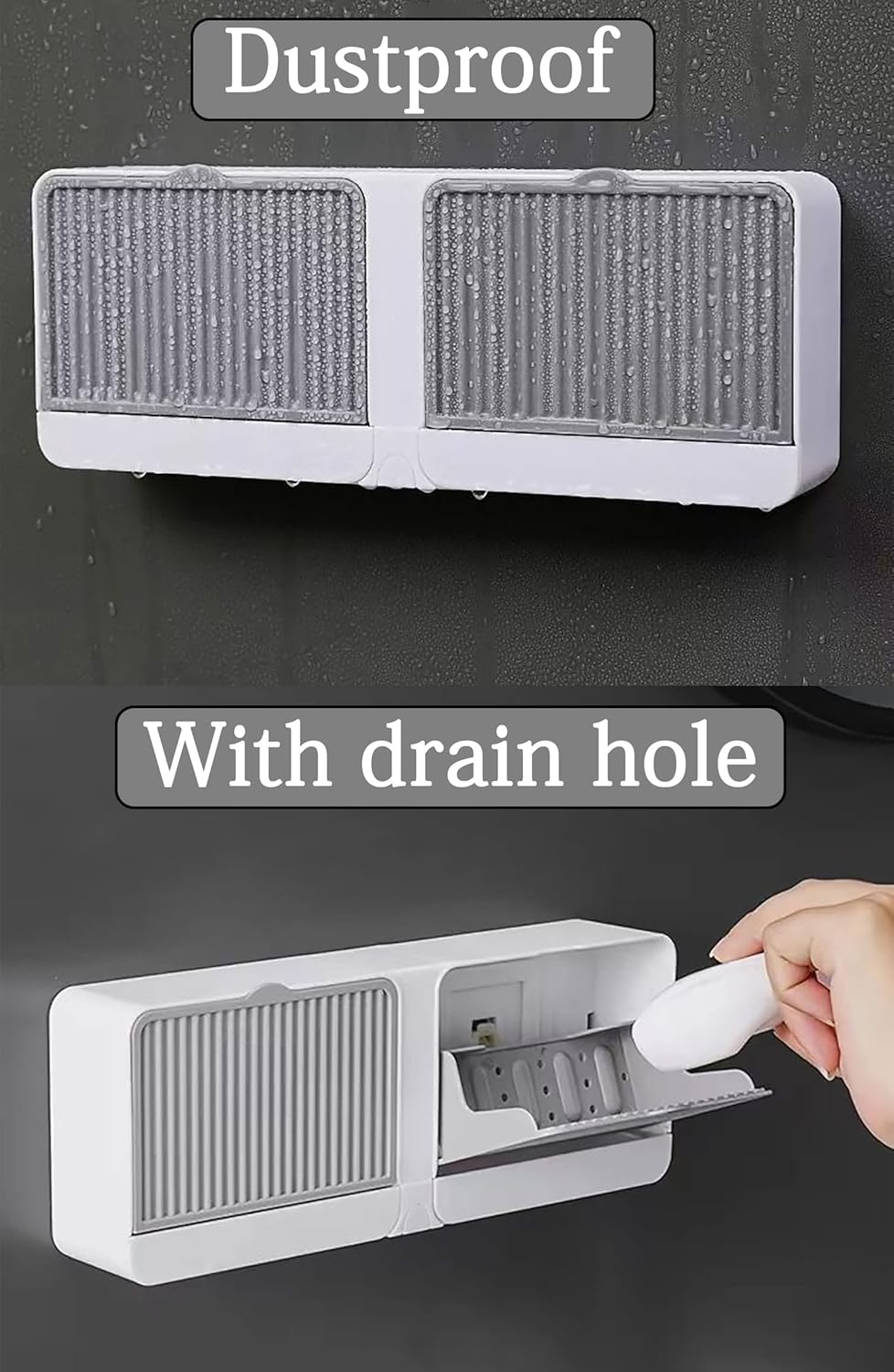 SoapSmart™ DualShield Holder | Keep Soap Clean, Dry, & Always Ready