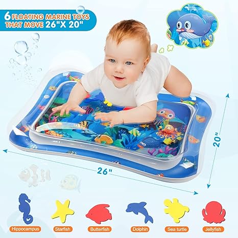 AquaBloom™ | Baby Tummy Time Water Play Mat
