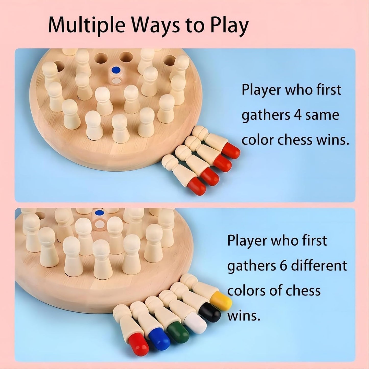 MemoryMaster™ Color Chess Makes Every Move Count!