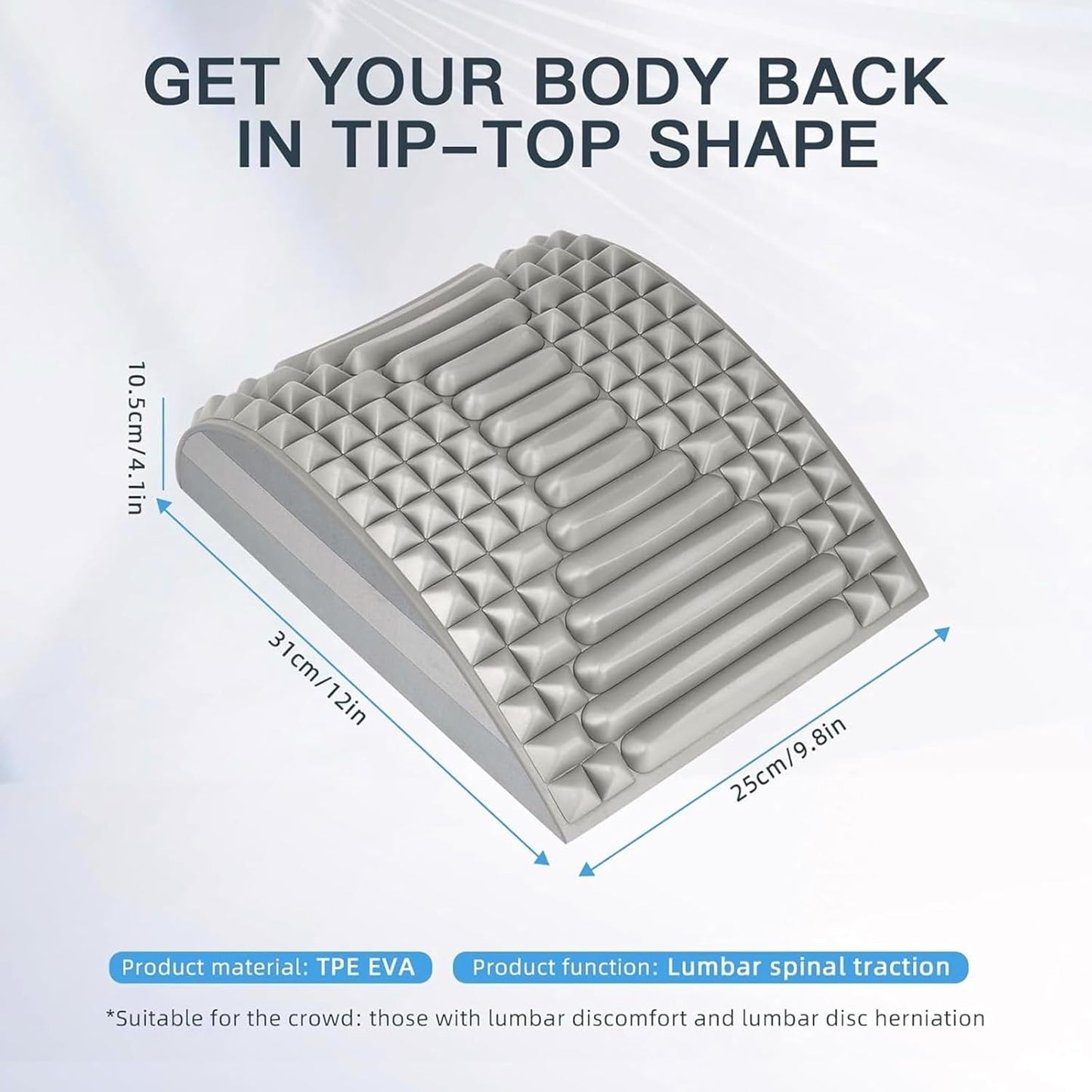 SpineEase™ Posture+ Back & Neck Stretcher | Sit. Stretch. Straighten.