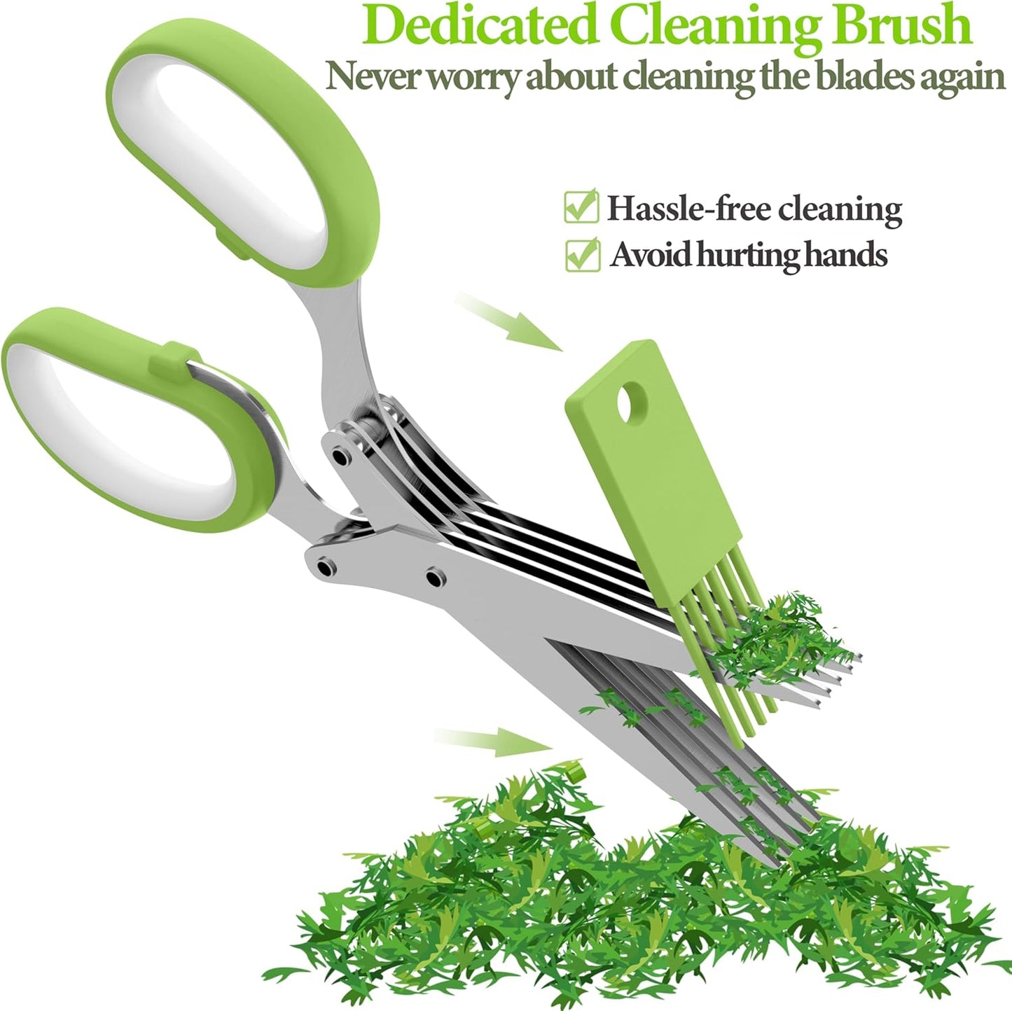GarnishPro™ | The 5-Blade Precision Herb Cutter