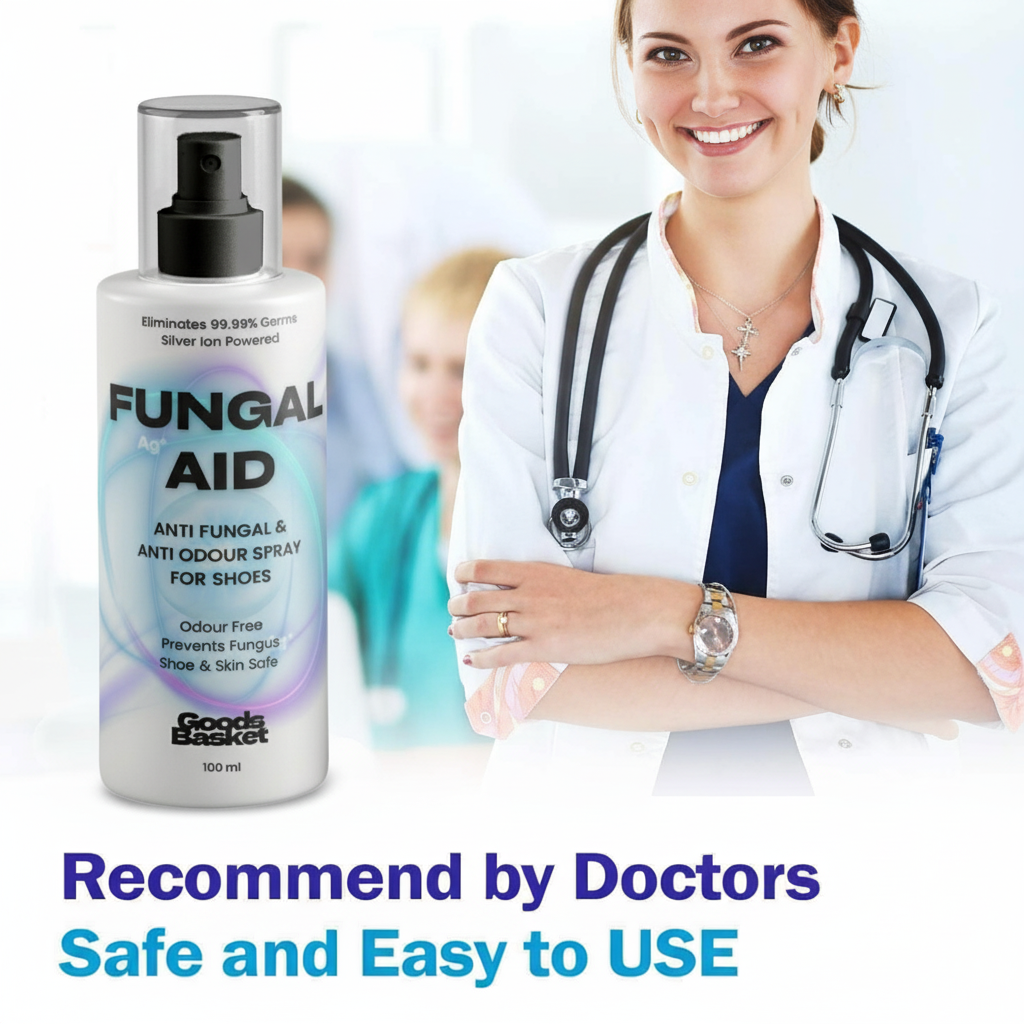 FungalAid™ – Anti-Fungal & Anti-Odor Spray | Prevents Nail & Foot Infections