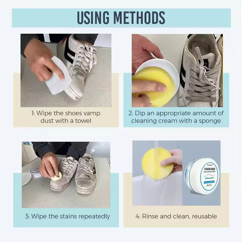 Shoe Cleaning Cream Kit