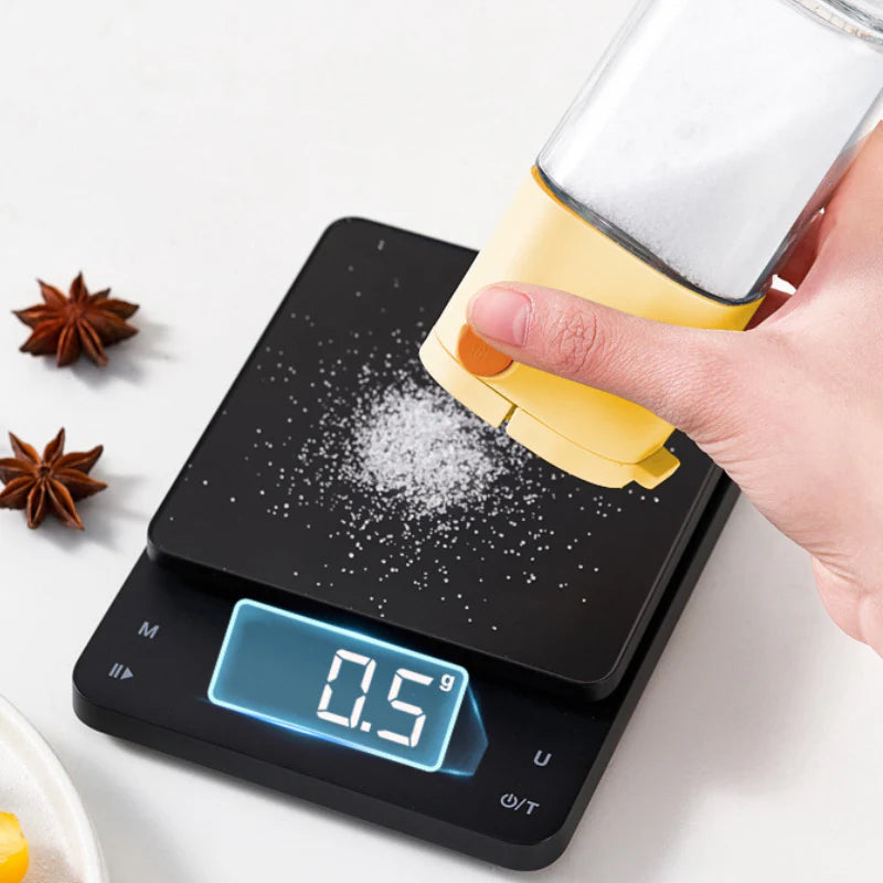 PinchPerfect - Precision Press Salt Dispenser | Seasoning Dispenser (Salt, Masala, Turmeric, etc)