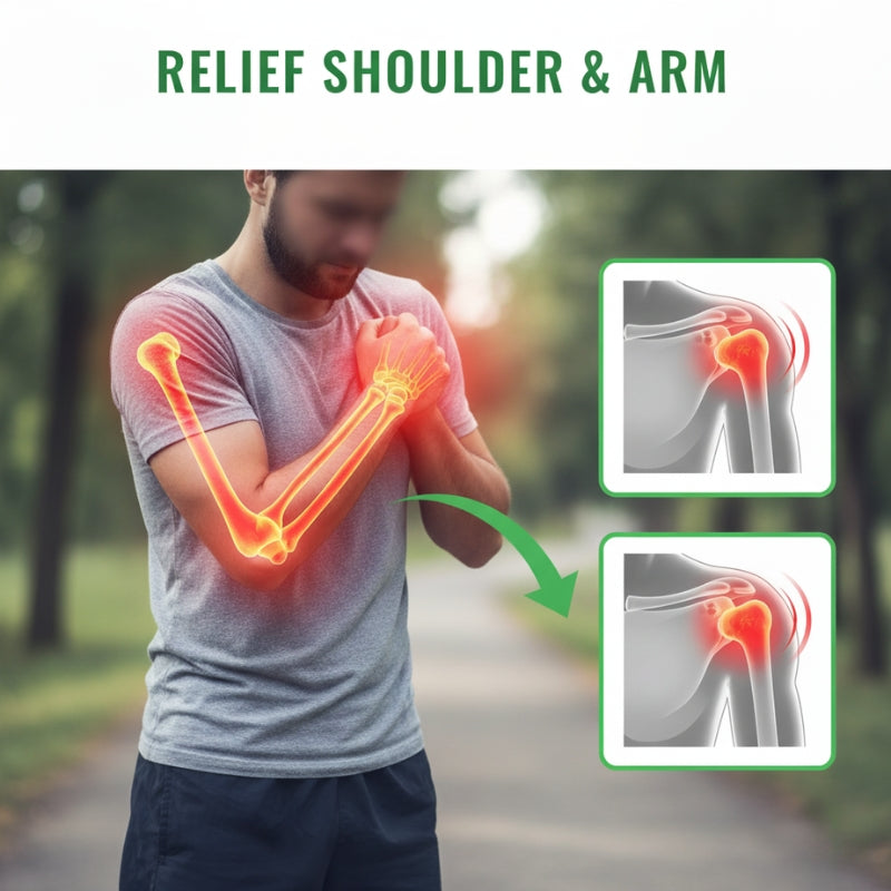OrthoVeda™ Herbal Shoulder Pain Relief Patches – Fast, Natural Relief for Nerve Pain & Shoulder & Neck Discomfort