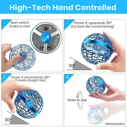 FizzyFlyer™ | 360° LED Flying Ball For Kids