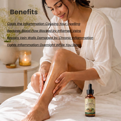 Kenko™ Varico Miracle Oil | Massage Therapy for Vein Health