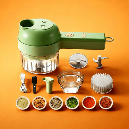 QuickPrep | 4 in 1 Electric Veggie Cutter
