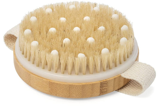 Body Depuffing Wood Brush | Accupressure Nodes | Relieves Cellulite