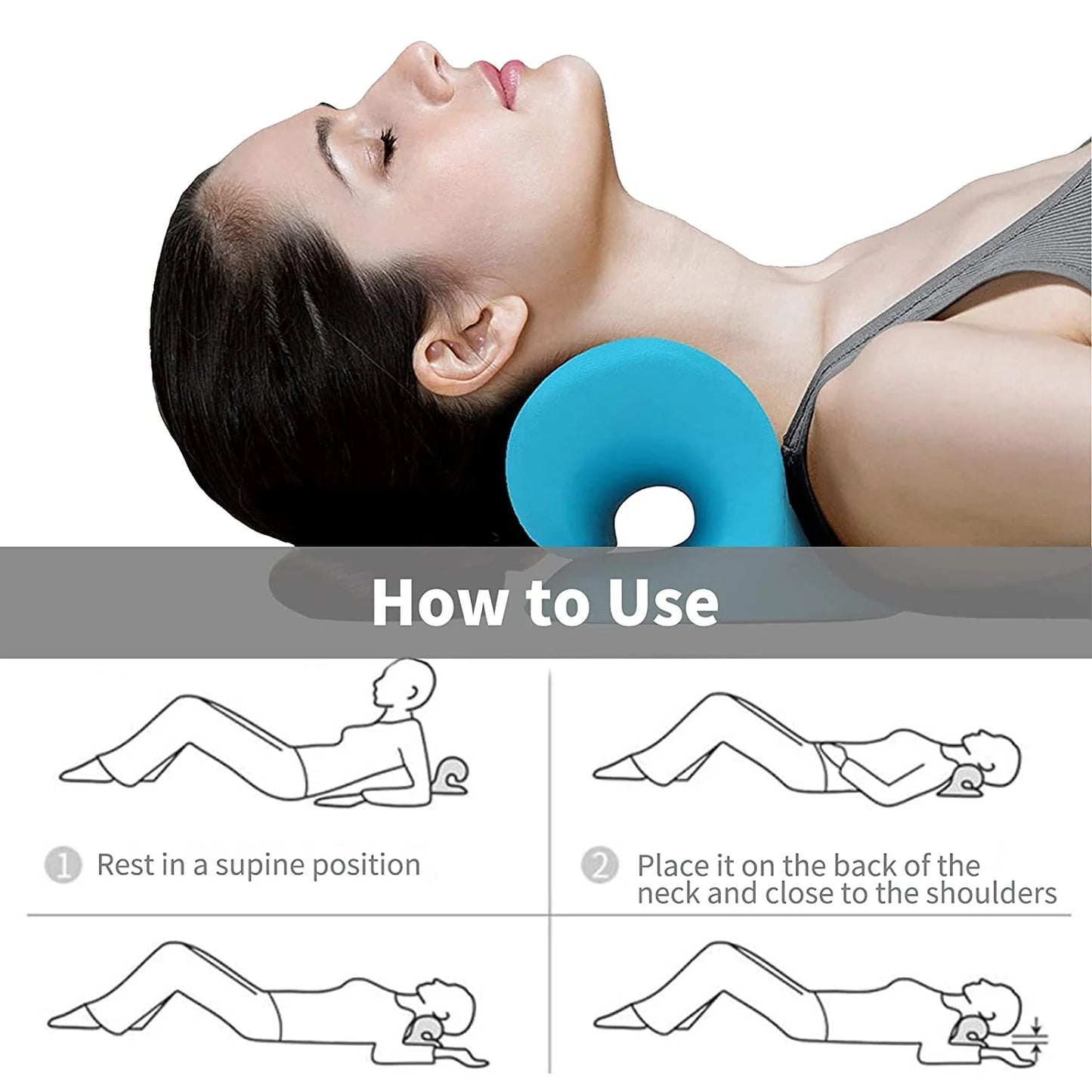 OrthoCurve™ | Cervical Neck Traction Pillow