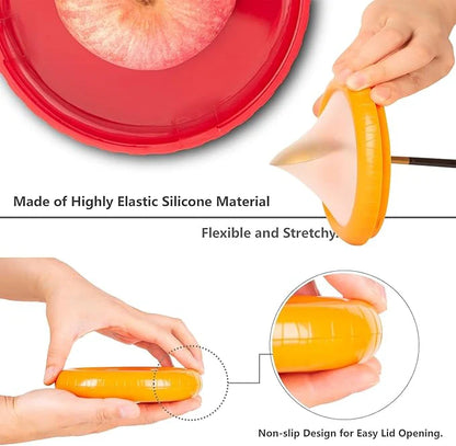 FreshMate™ – Reusable Silicone Food Saver Set | Seal, Store & Save — Without the Waste