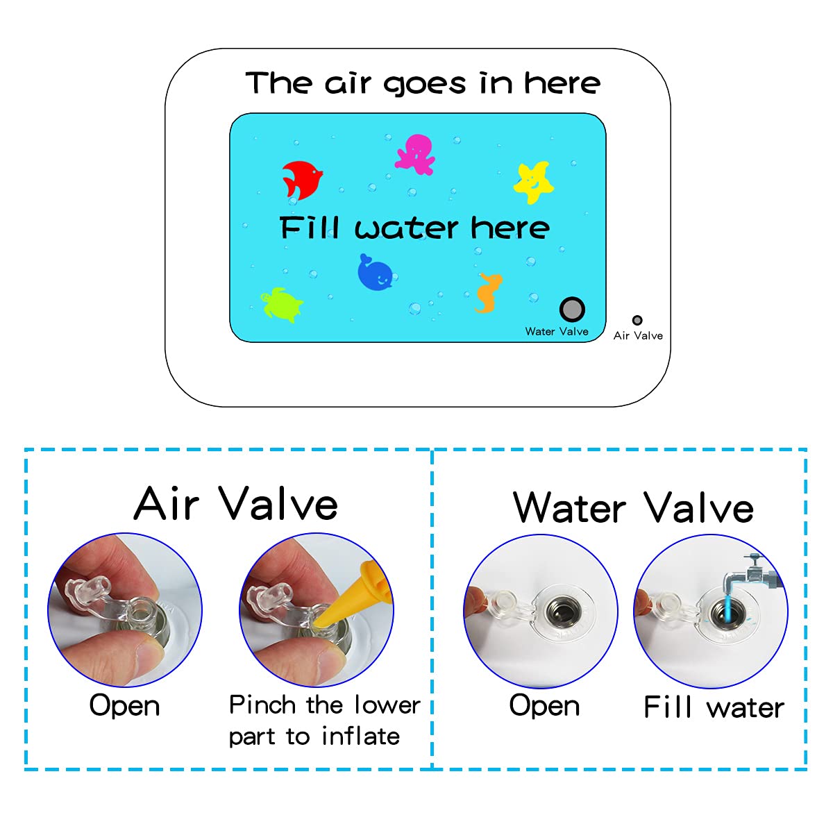 AquaBloom™ | Baby Tummy Time Water Play Mat