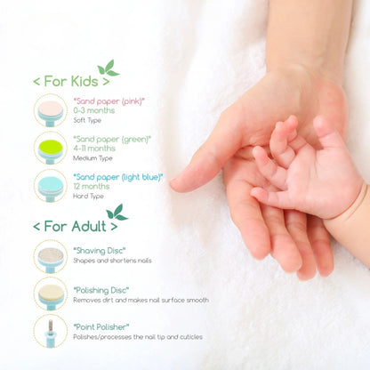 MamaTouch™ | The Gentle Electric Baby Nail Trimmer