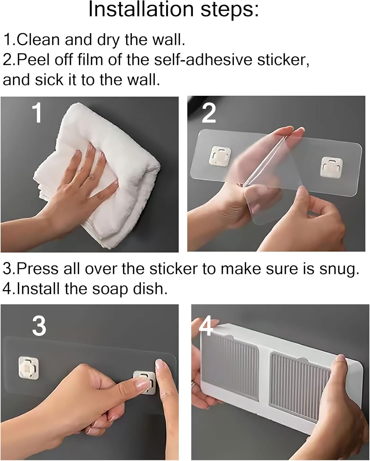 SoapSmart™ DualShield Holder | Keep Soap Clean, Dry, & Always Ready