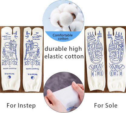SoleMap™ – Reflexology Socks + Acupoint Massage Pen | Full Body Relief at Your Fingertips