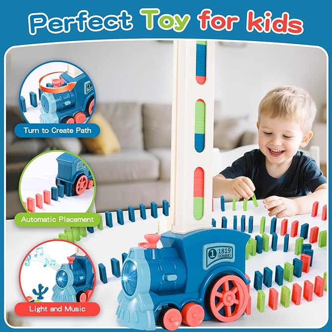 TrailCraft™ | Train Toy Domino Set For Kids