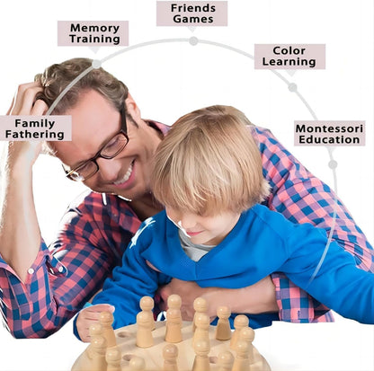 MemoryMaster™ Color Chess Makes Every Move Count!