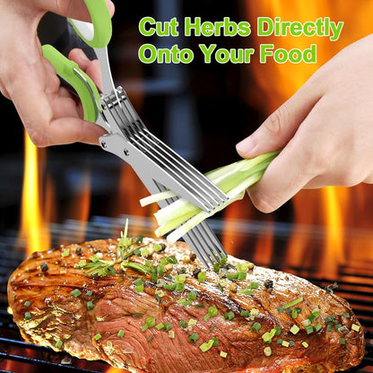 GarnishPro™ | The 5-Blade Precision Herb Cutter