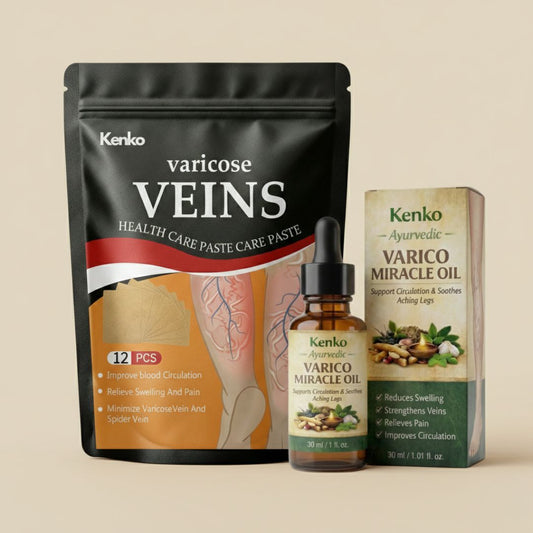 Kenko™ Spider & Varicose Vein Patches | Natural Herbal Therapy for Vein Health