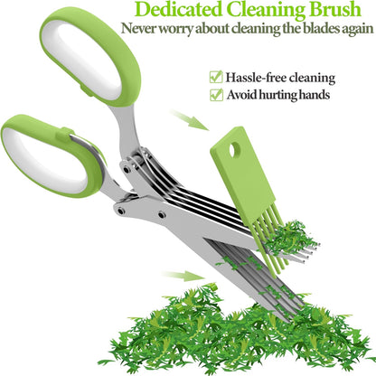 GarnishPro™ | The 5-Blade Precision Herb Cutter