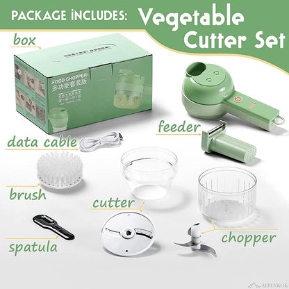 QuickPrep | 4 in 1 Electric Veggie Cutter