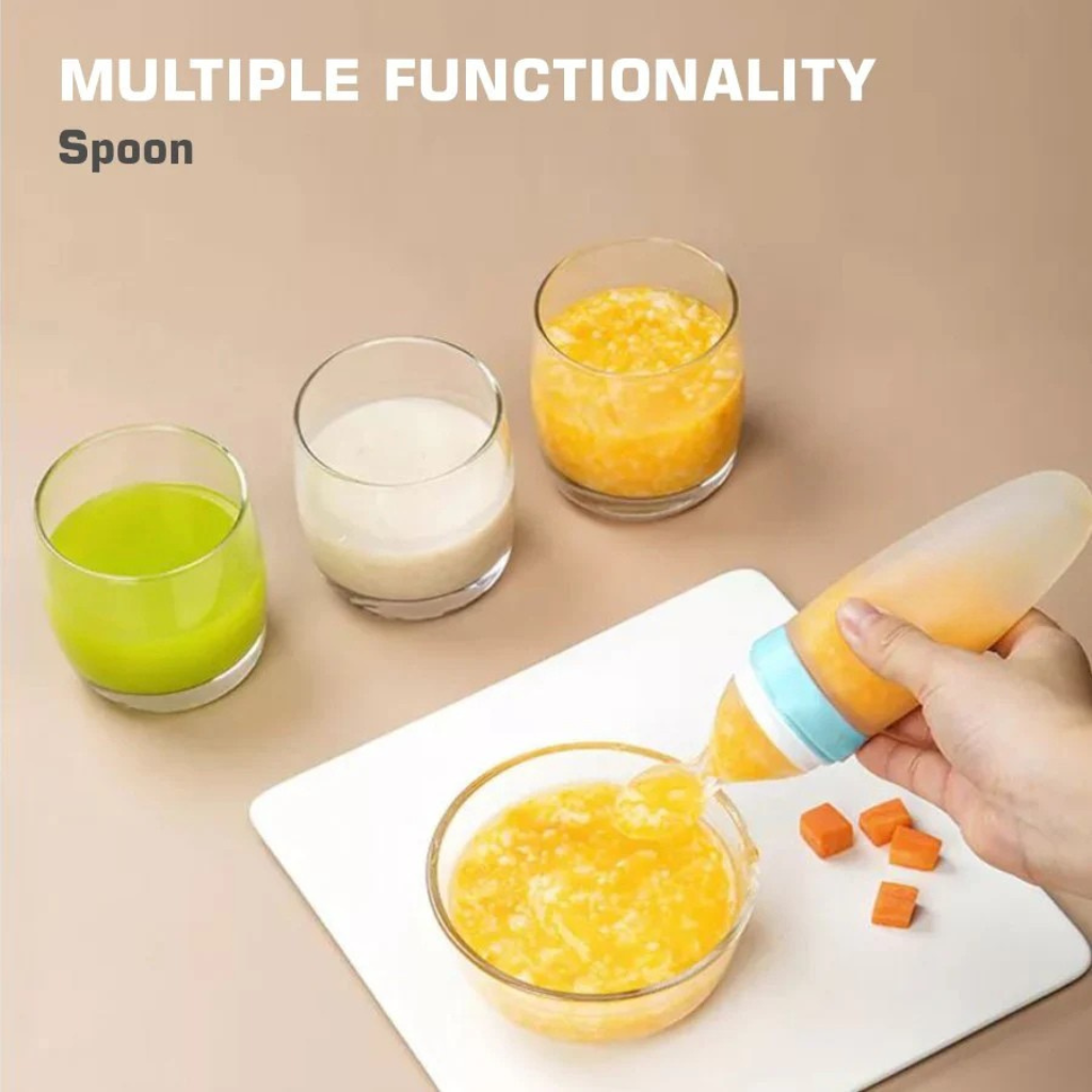 QuickFeed™ | Silicone Feeding Bottle Spoon