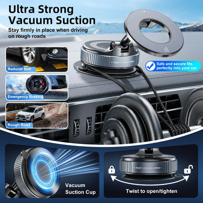 360° Vacuum Magnetic Phone Holder