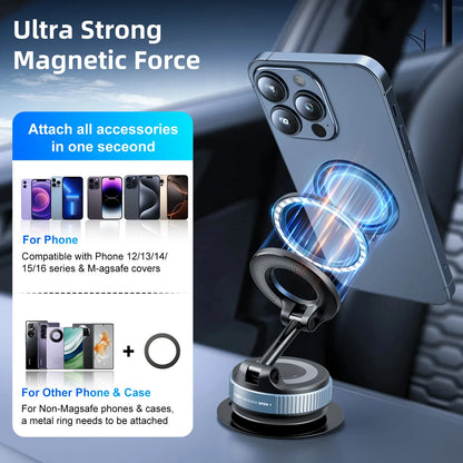 360° Vacuum Magnetic Phone Holder